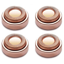 4 Pcs Flawless Replacement Heads With Cleaning Brush