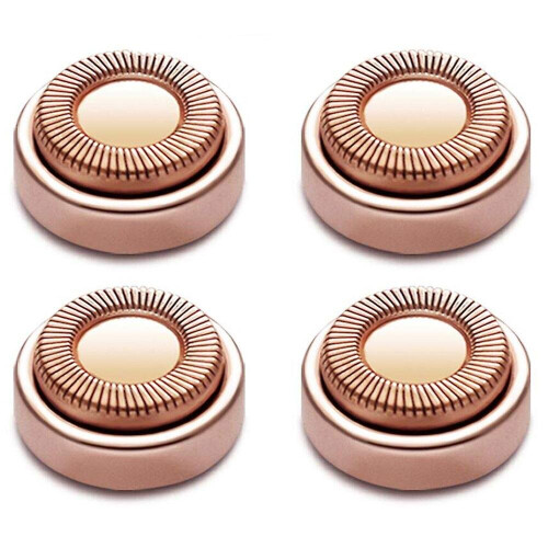 4 Pcs Flawless Replacement Heads With Cleaning Brush