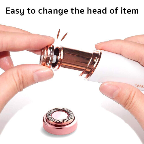 4 Pcs Flawless Replacement Heads With Cleaning Brush 2