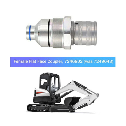 7246802 Replacement Hydraulic Female Flat Face Quick Coupler Skid Steer For Bobcat 2