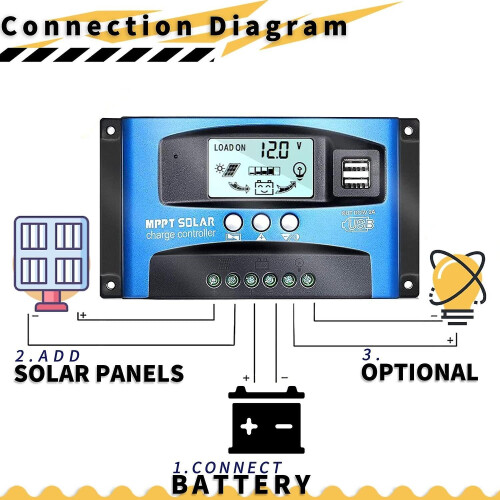 Mppt 40a 12v/24v Auto Focus Tracking Solar Panel Charge Controller Regulator With Dual Usb Port,lcd Display, New Mppt Technical 1