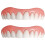 2 Pack, Fake Teeth, Cosmetic Teeth,comfortable Upper Jaw Denture 3