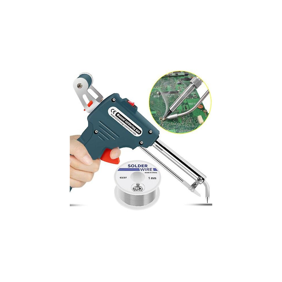 Soldering Gun Kit 60W Auto Solder Feed Hand-Held Soldering Iron Welding Gun Tool 9468842154991