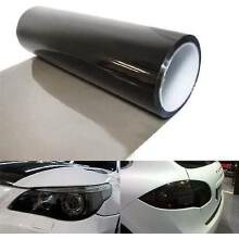 11 X 59 Inches Self Adhesive Headlight, Tail Lights, Fog Lights Tint Vinyl Film (light Black) - Refurbished