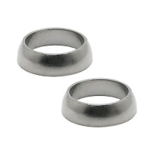 2pcs Exhaust Pipe Downpipe To Catback Gasket Donut Flange Seal For For Polaris Atv Quad Sportsman 600 700 800 Replace 3610047