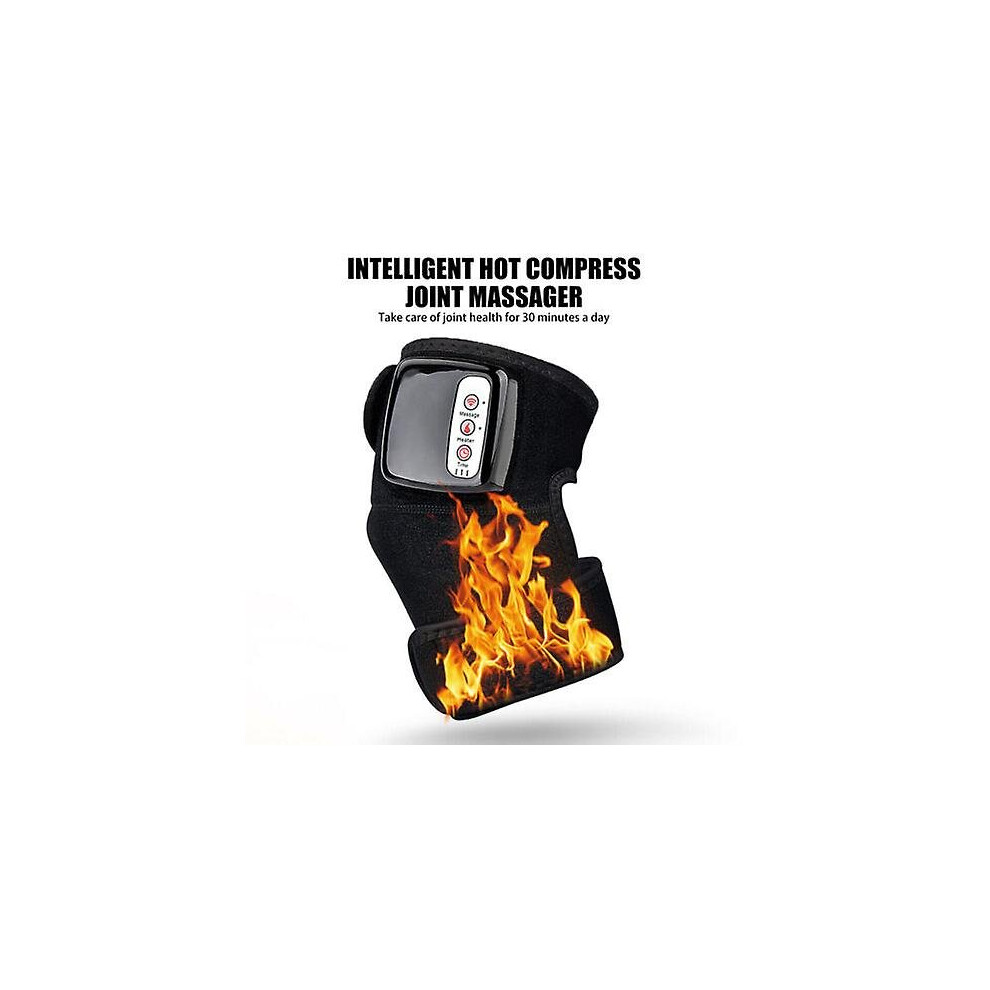 Massage Heating Knee Brace For Knee Pain Relief, Electric Heating Knee Pad Vibration Knee Massager Thermal Heat Therapy Hot Compress