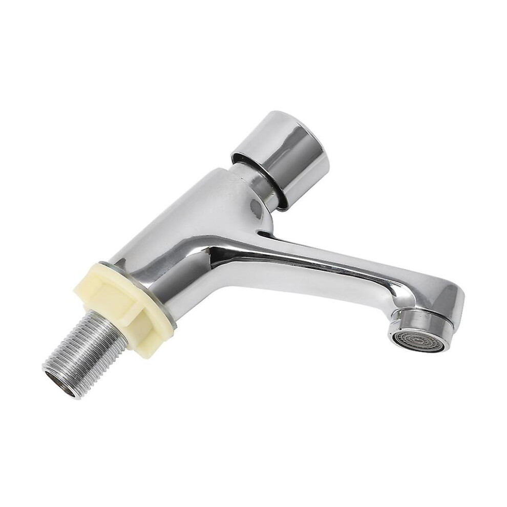 Auto Self Closing Water Saving Tap Bathroom Basin Cold Faucet Delay Push Button 9468842155004