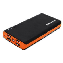 4usb Port Power Bank 20000mah, Battery Charger Box, Orange