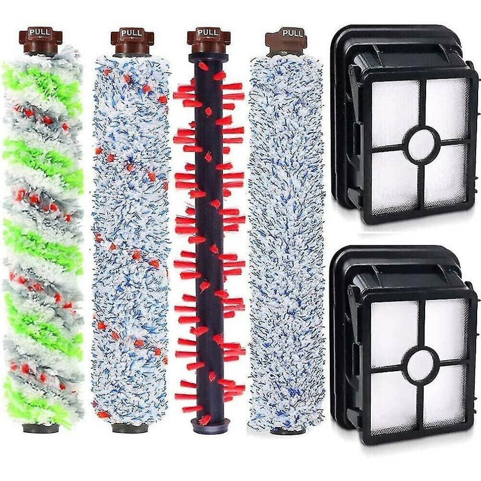 Zgszkz Bissell Crosswave 4 Main Brush   2 Filter Screen 1866 1785 2052 1713 2225 Bissell Crosswave Vacuum Cleaner Brush Accessories (4 Main Brush   2