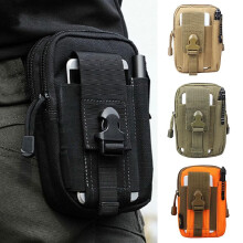 Naievear Men Outdoor Sports Tactical Phone Waist Belt Bag Fanny Pack Pouch Zipper Pockets