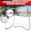 Refurbished 2mm Thick Universal Motorcycle Windshield Windscreen Clear Deflector Wind Shield Clear 2