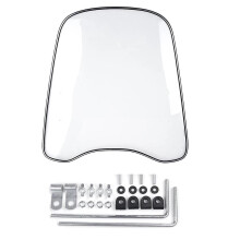 2mm Thick Universal Motorcycle Windshield Windscreen Clear Deflector Wind Shield Clear