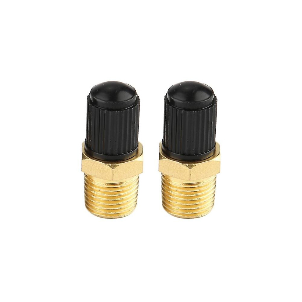 2pcs 1/8" Npt Mpt Brass Air Compressor Tank Fill Valve