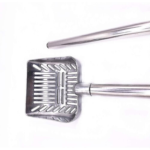 Metal Cat Litter Scoop Fast Sifting Deep Shovel With Comfy Handle 1