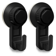 2 Pcs Suction Cup Hooks Powerful Suction Cup Bathroom Hooks,vacuum Wall Hooks For Towel,waterproof