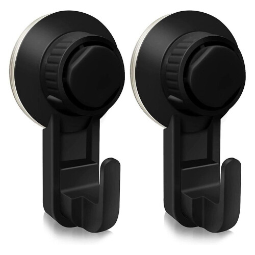 2 Pcs Suction Cup Hooks Powerful Suction Cup Bathroom Hooks,vacuum Wall Hooks For Towel,waterproof