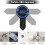 2 Pcs Suction Cup Hooks Powerful Suction Cup Bathroom Hooks,vacuum Wall Hooks For Towel,waterproof 5