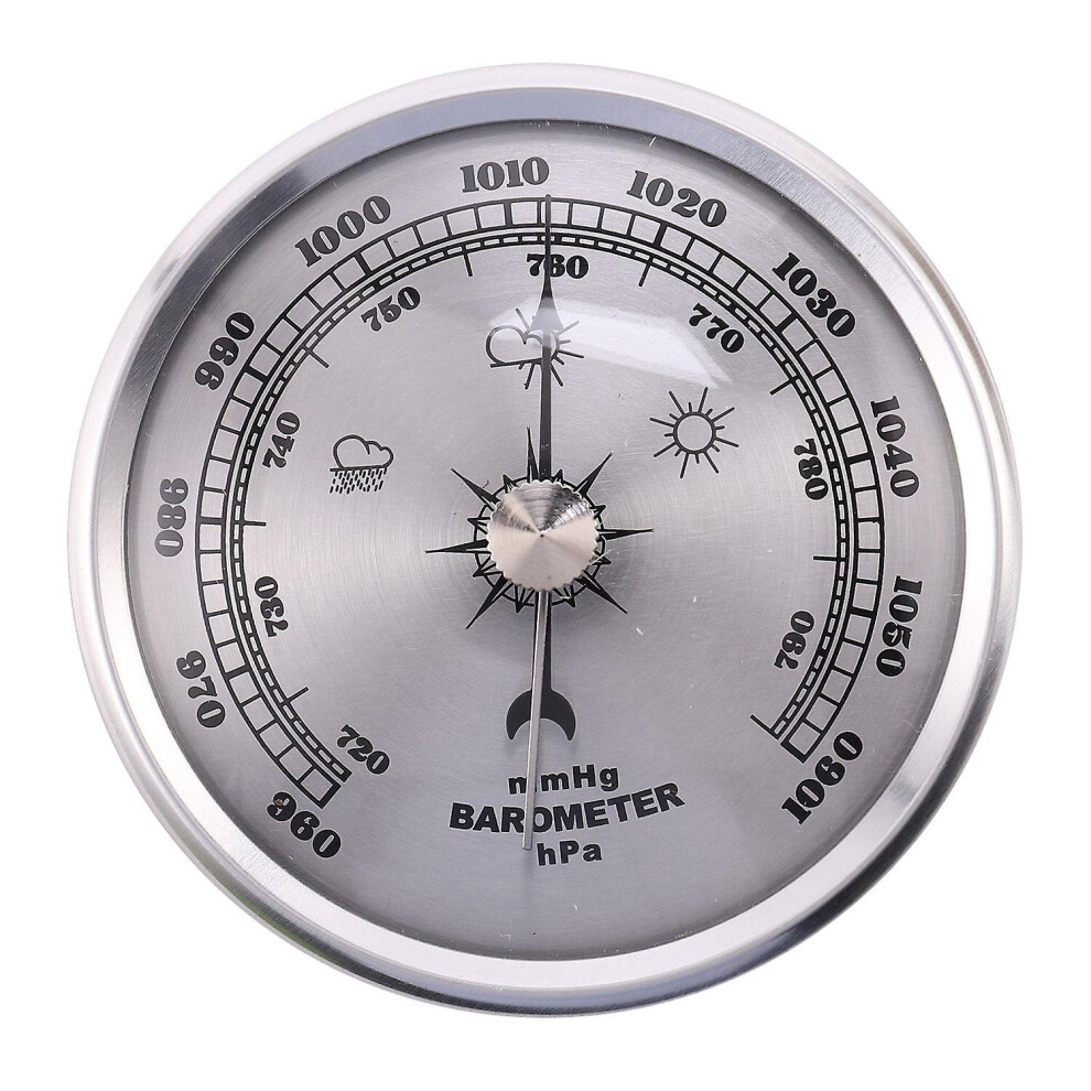 For Home Pressure Gauge Weather Station Metal Wall Hanging Barometer Atmospheric Multifunction Ther