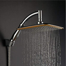 360 Swivel Joint 9 Inch Square Rainfall Overhead Shower Head Ionic Filtration High Pressure Saving Water Handheld Shower Autumn And Winter