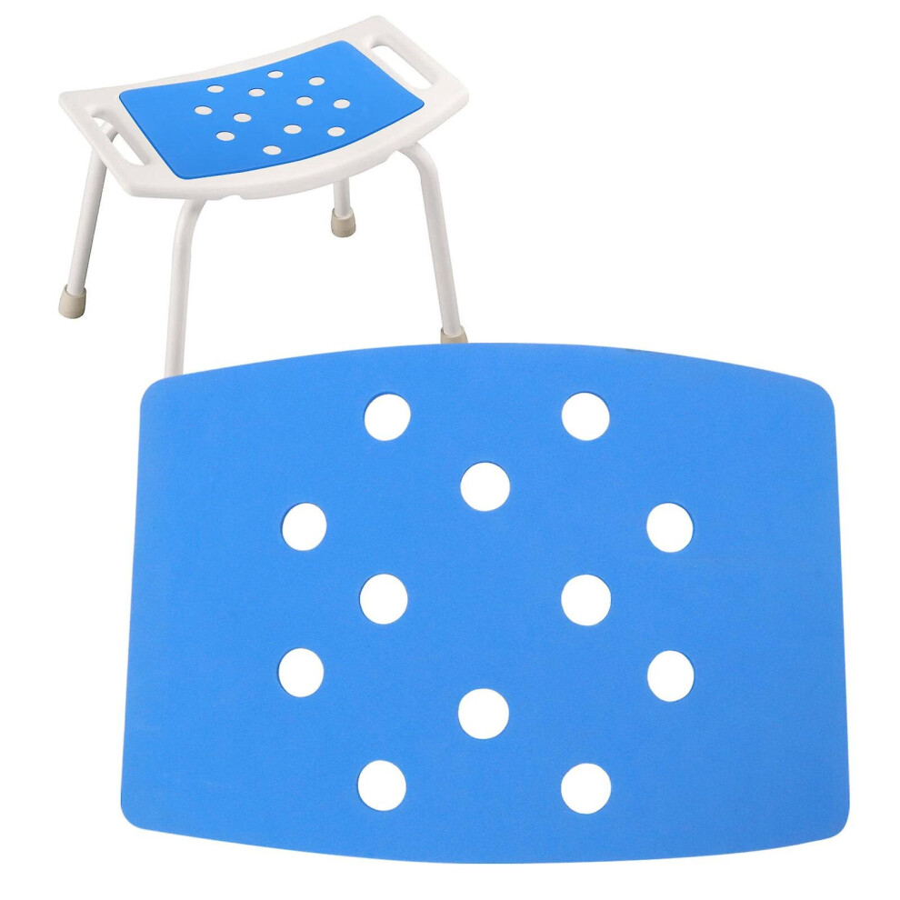 Bathing Chair, Shower Stool, Cushion, Bathroom Accessories, Pasted With Anti-skid Warm Eva Blue