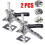 2x Lifting Arm Precision Clamping Tool Labor Saving Lifter Jack 1