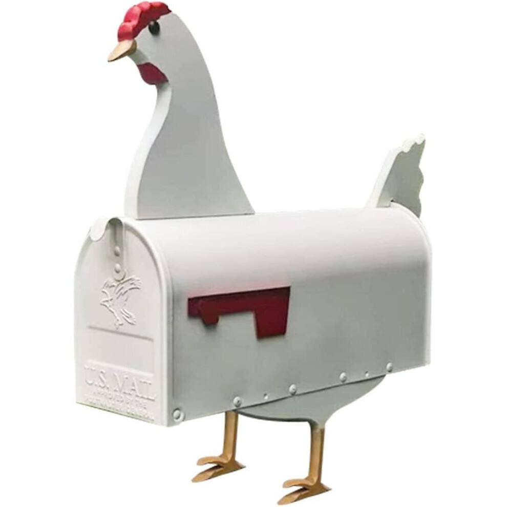 New Unique Horse Cow Chicken Mailbox, Modern Mailboxes Creative Personalized Mailbox For Garden Yard Decor, Gift For Horse Farm Or Horse Lover