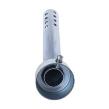 Universal 48mm Motorcycle Angled Exhaust Insert Baffle End Can Db Killer Silencer Muffler Elbow 175mm Length
