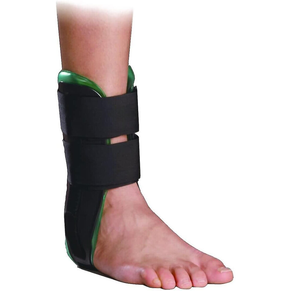Air Gel Ankle Brace - Stirrup Ankle Splint - Adjustable Rigid Stabilizer For Sprains, Strains, Post-op Cast Support And Injury Protection