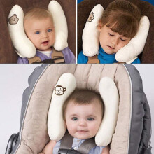 Adjustable Infants And Baby Neck Head Support, U Cushion Kids Travel Cushion For Car Seat, Offers Safety Protection For Children