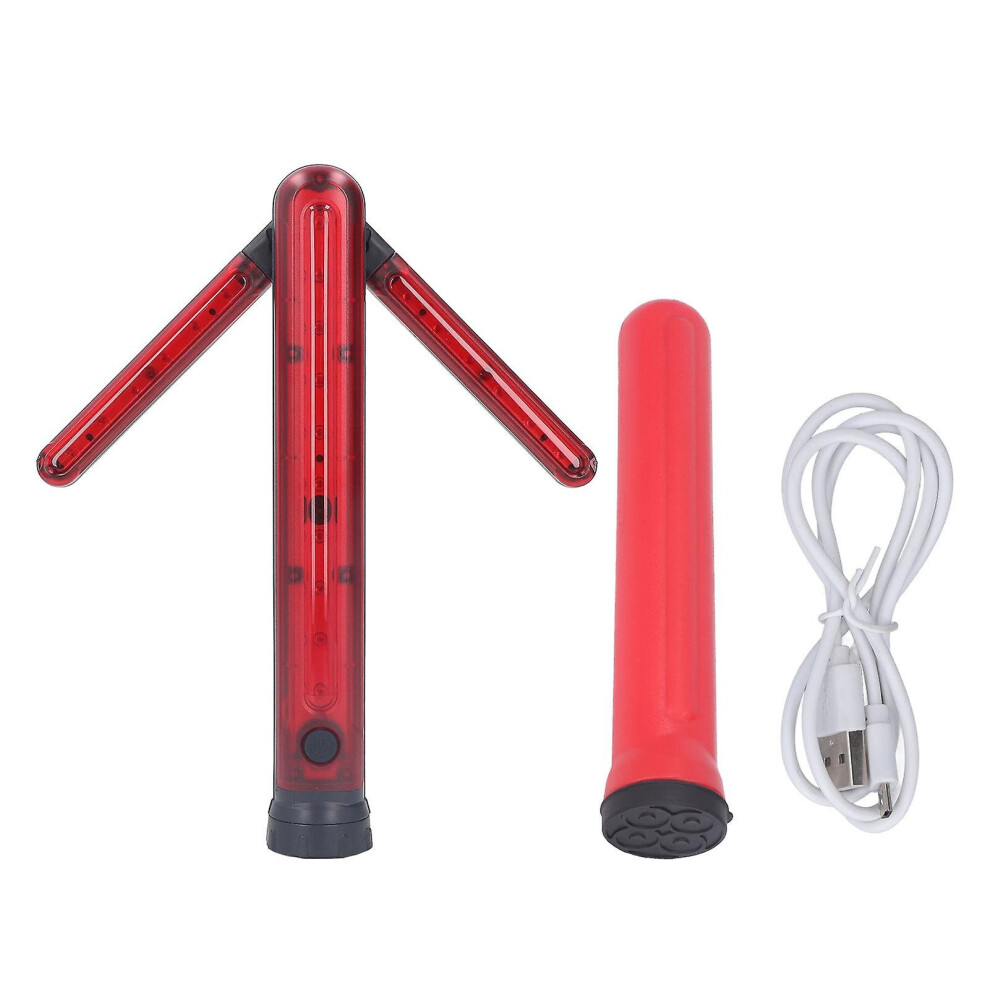 Led Road Safety Flare With Turn Arrow Magnetic Signal Traffic Wand Safety Led Lamp For Road Warning Red/Light