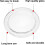 Refurbished Microwave replacement plate 5
