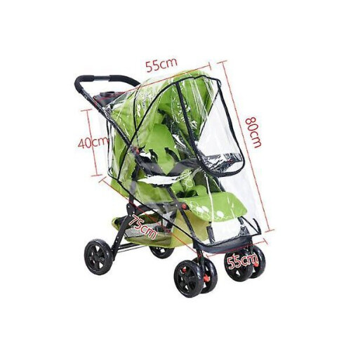 Universal Stroller Rain Cover - Waterproof And Durable - Gets Through All Seasons 2