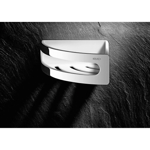 11657010000 Elegance Shower Corner Basket Chrome/white 2