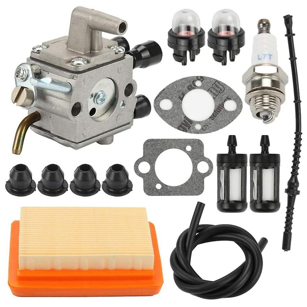 Carburetor Air Filter Kit For Stihl Fs120 Fs200 Fs250 Fs300 Fs350 Fr350 Fr450 Fr480 Replace 4134 12 9468842423486