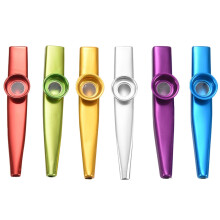 Set Of 6 Colors Metal Kazoo Instruments Good Companion For A Guitar Ukulele Great Gift For Kids Mus