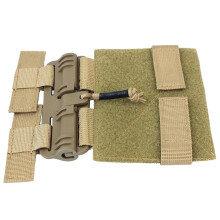 Side Entry Molle Side Belt Quick Release Buckle Set, Single Point Molle Quick