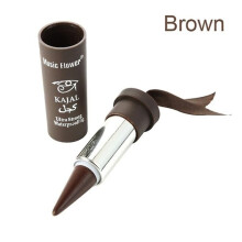 Gel 3 Colors Waterproof Smoky Eyes Kajal Eyeliner Solid Thick Black Bold Eyes Liner Gel Pencil