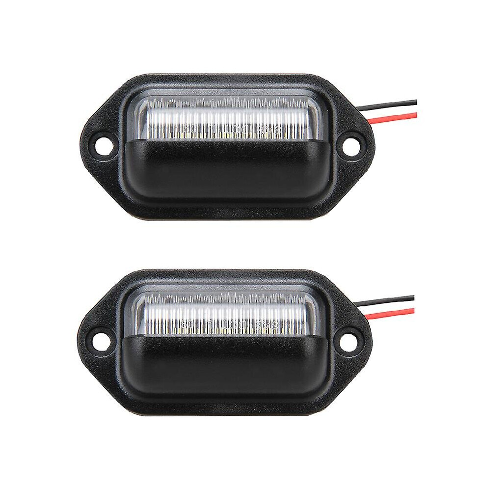 2X 12V Led License Plate Tag For Boat Trailer Rv Truck 6000-6500K Light/White 9468842161937