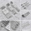 Dough Cutter Cake Divider, Stainless Steel 7 Wheels Adjustable Dough Wheel, Mult 4
