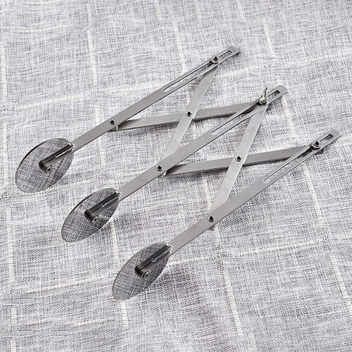Dough Cutter Cake Divider, Stainless Steel 7 Wheels Adjustable Dough Wheel, Mult 2