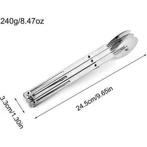 Dough Cutter Cake Divider, Stainless Steel 7 Wheels Adjustable Dough Wheel, Mult 1
