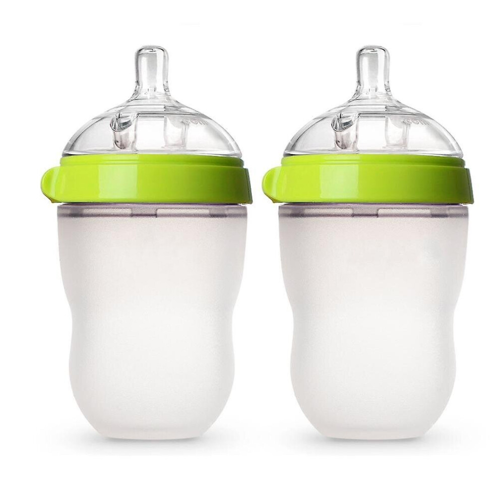 (2 Count)baby Bottle, Green, 8 Oz