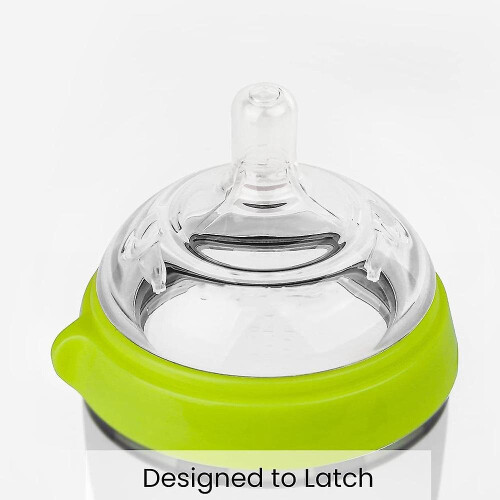 (2 Count)baby Bottle, Green, 8 Oz 2