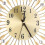 15 Inch 3d Wall Clock Shiny Rhinestone Style (gold) 4