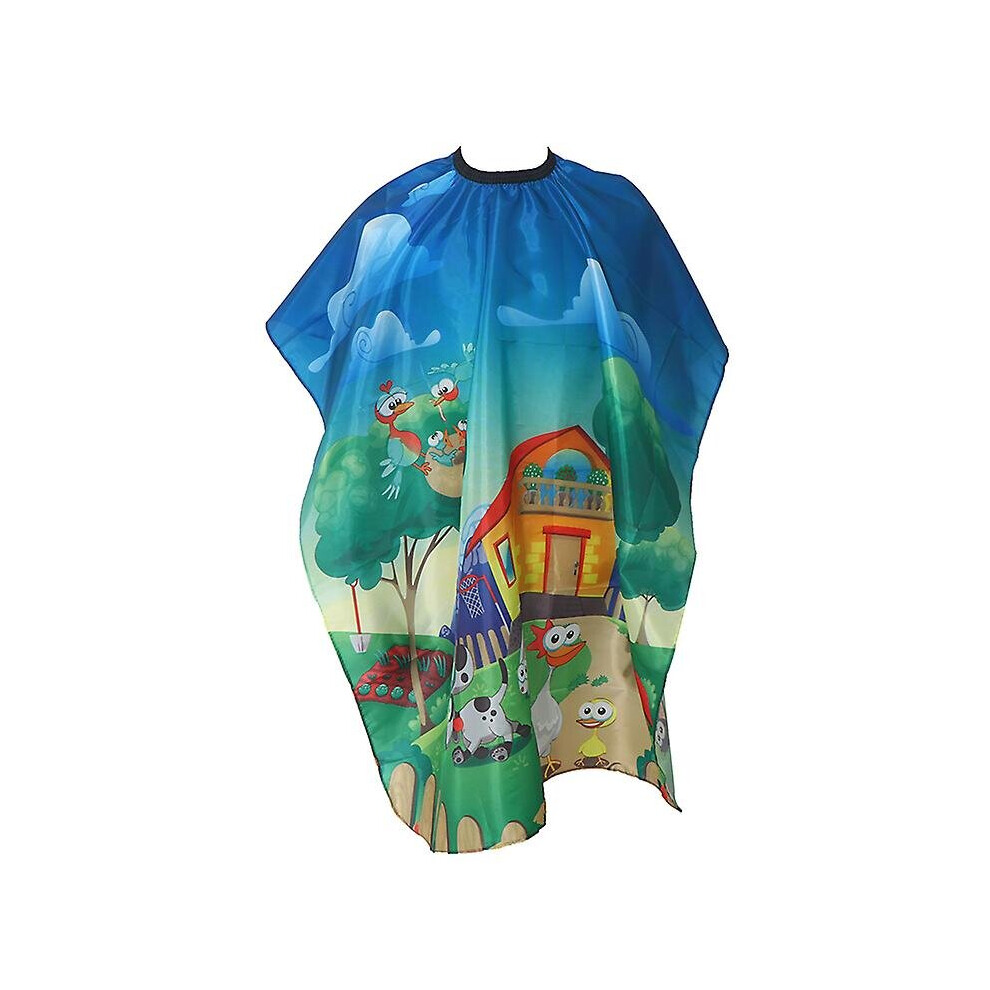 Waterproof Kids Haircut Cape Cloth Hairdresser Hairdressing Salon Barber Apron Hfmqv