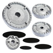 Cooker Hat Set Stove Lid Upgraded, Oven Gas Hob Crown Cap, Gas Cap Fits Gas Stove Burners-yky - Refurbished
