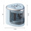 Electric Pencil Sharpener With Battery Operated, Pencils Sharpener Automatic Supplies 2