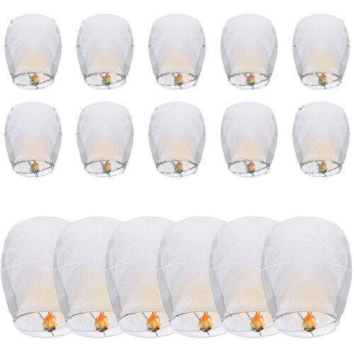 20 Pack Lanterns, Sky Lanterns For Wish, Flying Lanterns Lamps