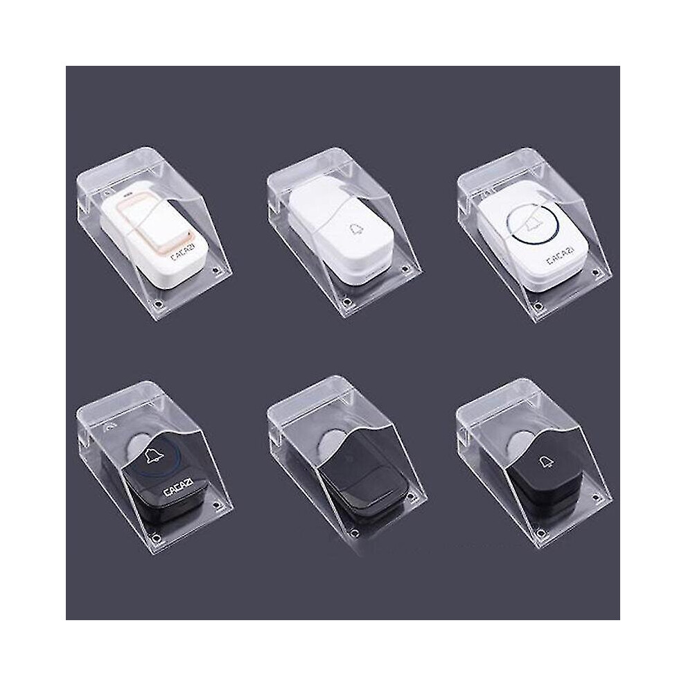 Transparent Waterproof Cover For Wireless Doorbell Home Door Bell Cover