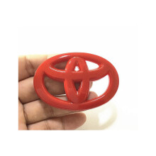 (Red) Toyota replaced Logo Emblem STEERING WEEL 6.5 cm